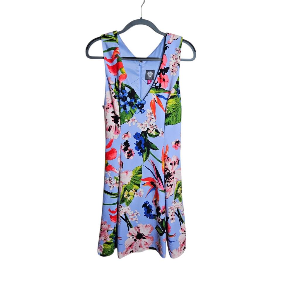 Vince Camuto Dress A-line Floral Size 12 Wedding Party Cocktail